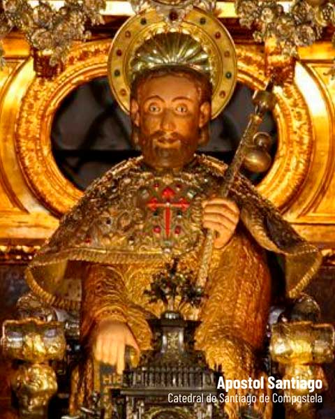 Apostol Santiago, catedral de Santiago de Compostela