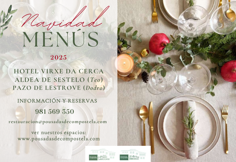 Menús de cenas de Navidad en Santiago de Compostela
