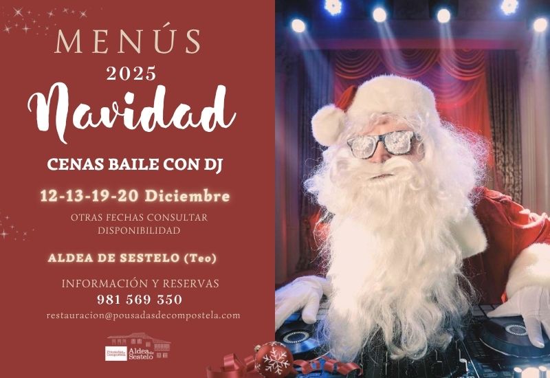 Cenas de Navidad con Baile en Santiago de Compostela