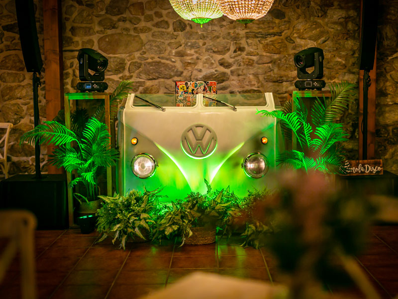 Ideas decorativas y música para bodas en Galicia.