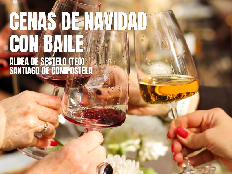 Cenas de navidad con baile en Santiago de Compostela